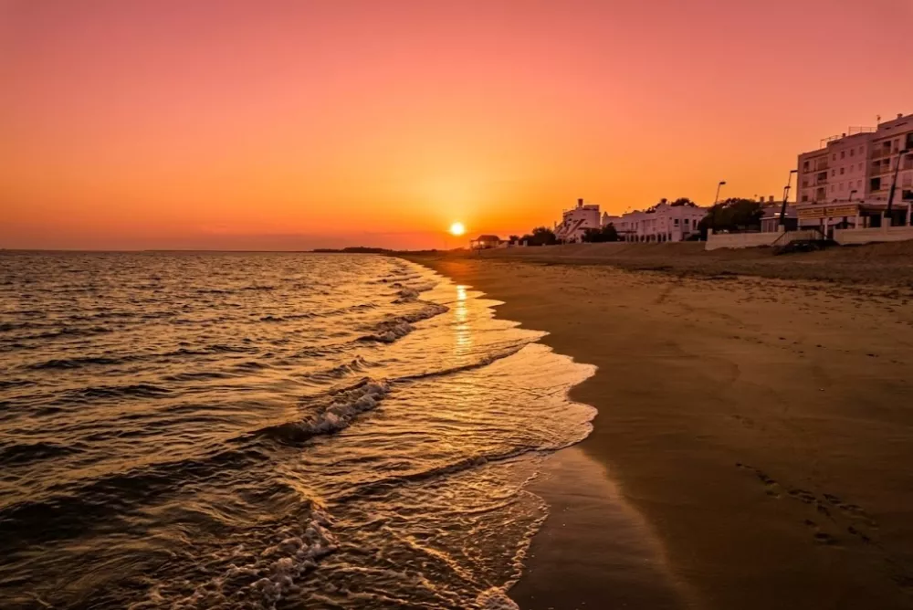 Atardecer playa