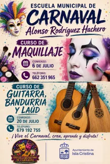 Curso de maquillaje - Escuela Municipal de Carnaval